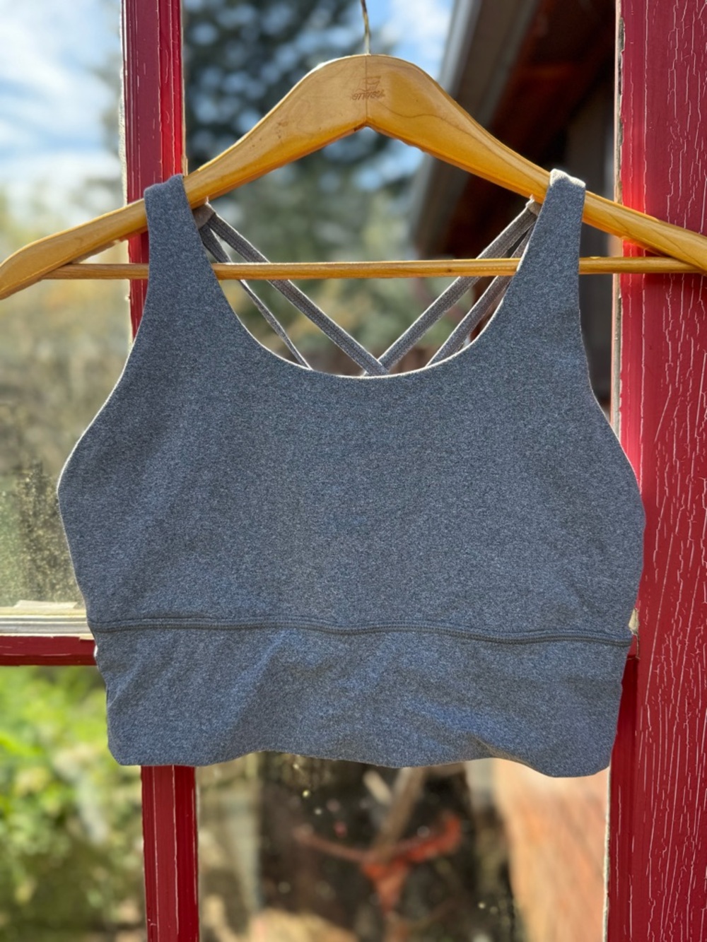 Born Primitive Women's Heather Gray Sports Bra